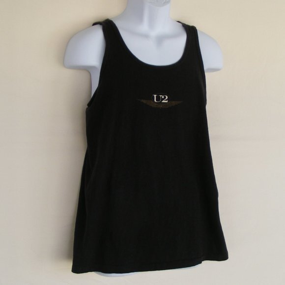 U2 Concert Shirt, XL Joshua Tree, Phoenix AZ Tank 1987, Black, Movie Event - Picture 4 of 10